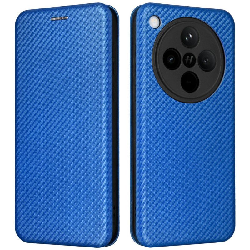 Læder Cover Oppo Find X8 Kulfiber