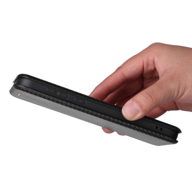 Læder Cover Oppo Find X8 Kulfiber