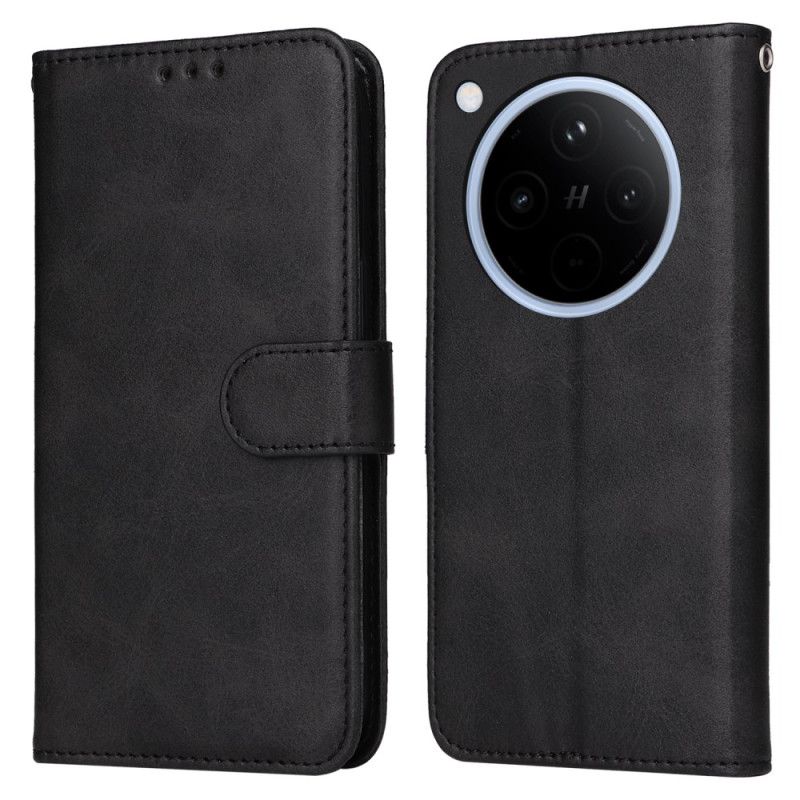 Læder Cover Oppo Find X8 Telefon Etui Rem I Kunstlæder