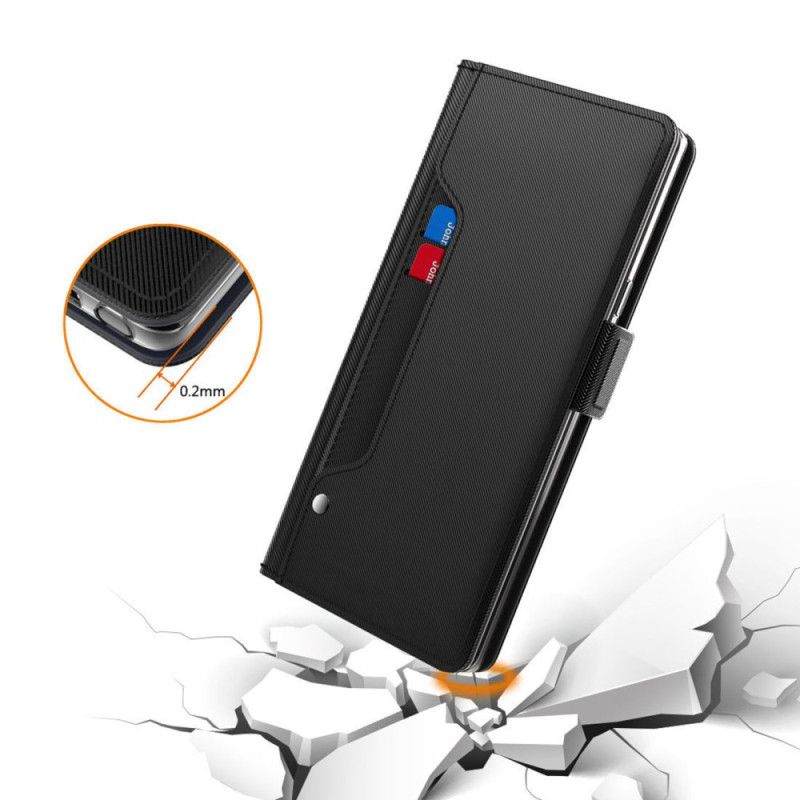 Flip Cover Til Xiaomi Redmi Note 15 Pro Plus 5g Kortholder Og Spejl