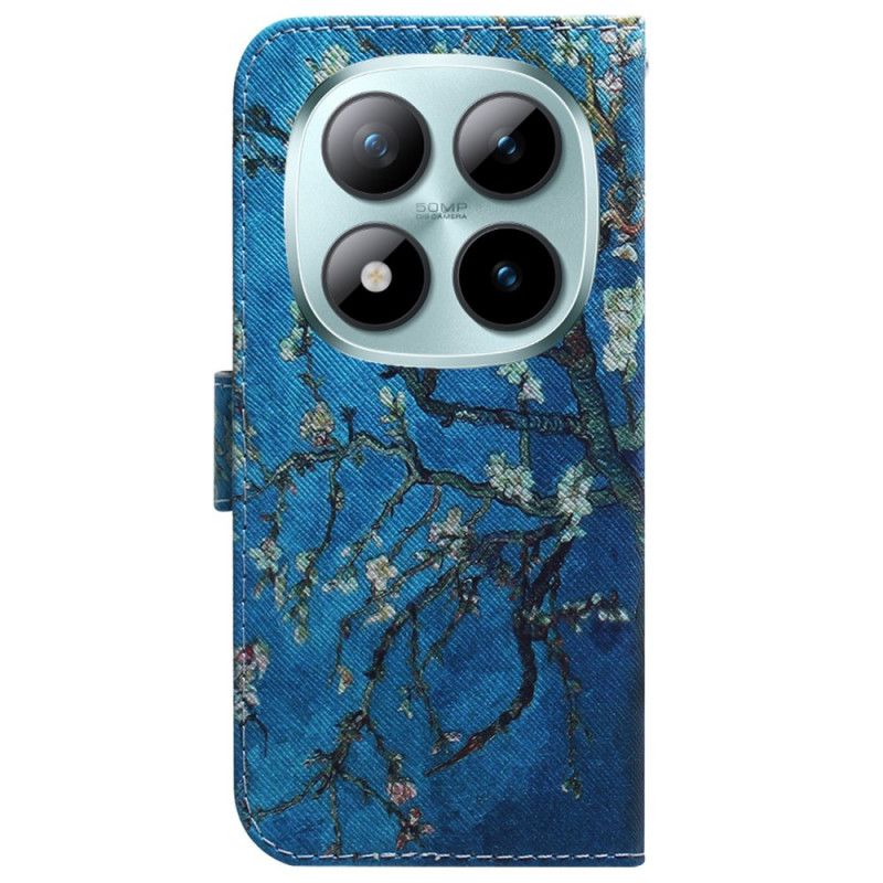 Flip Cover Xiaomi Redmi Note 15 Pro Plus 5g Abrikosblomster