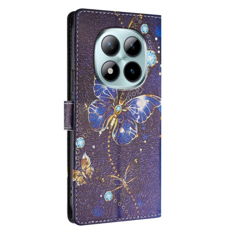 Flip Cover Xiaomi Redmi Note 15 Pro Plus 5g Ædelsommerfugle