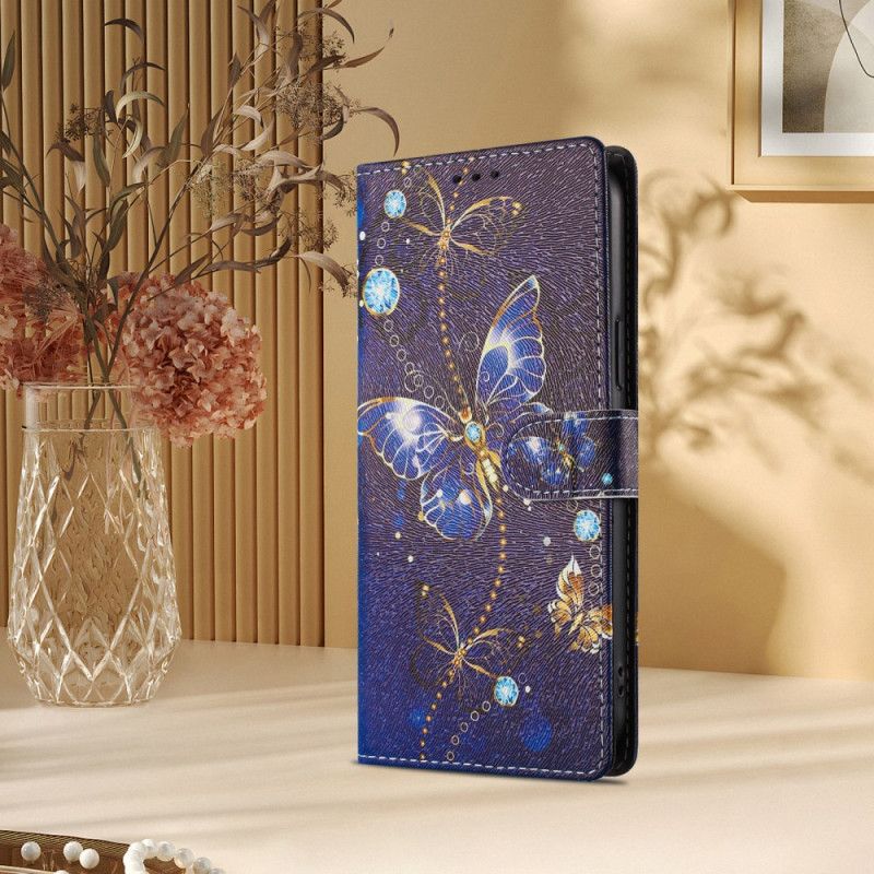 Flip Cover Xiaomi Redmi Note 15 Pro Plus 5g Ædelsommerfugle