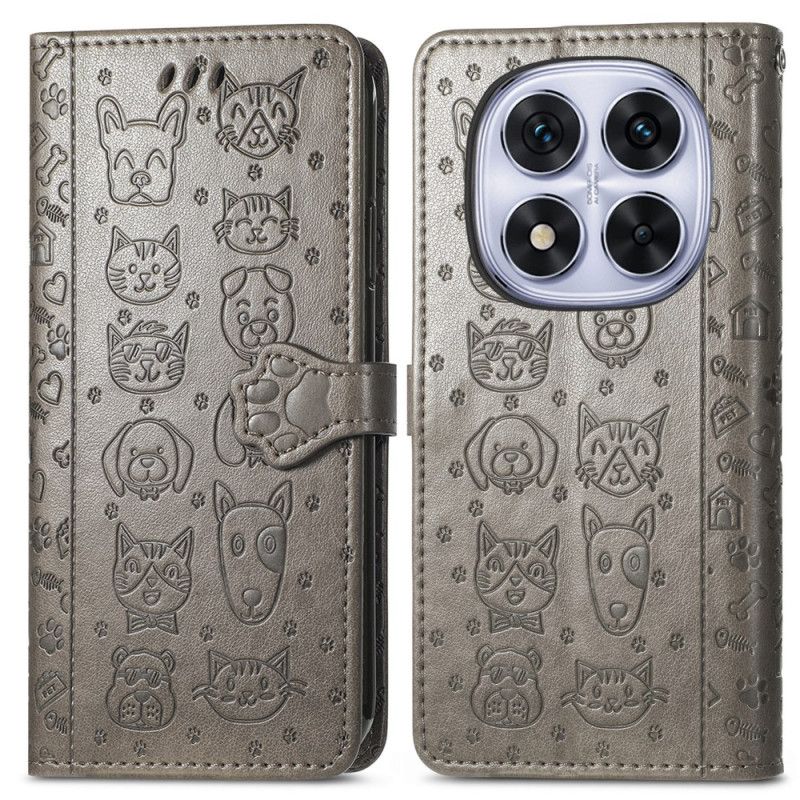 Flip Cover Xiaomi Redmi Note 15 Pro Plus 5g Animerede Dyr