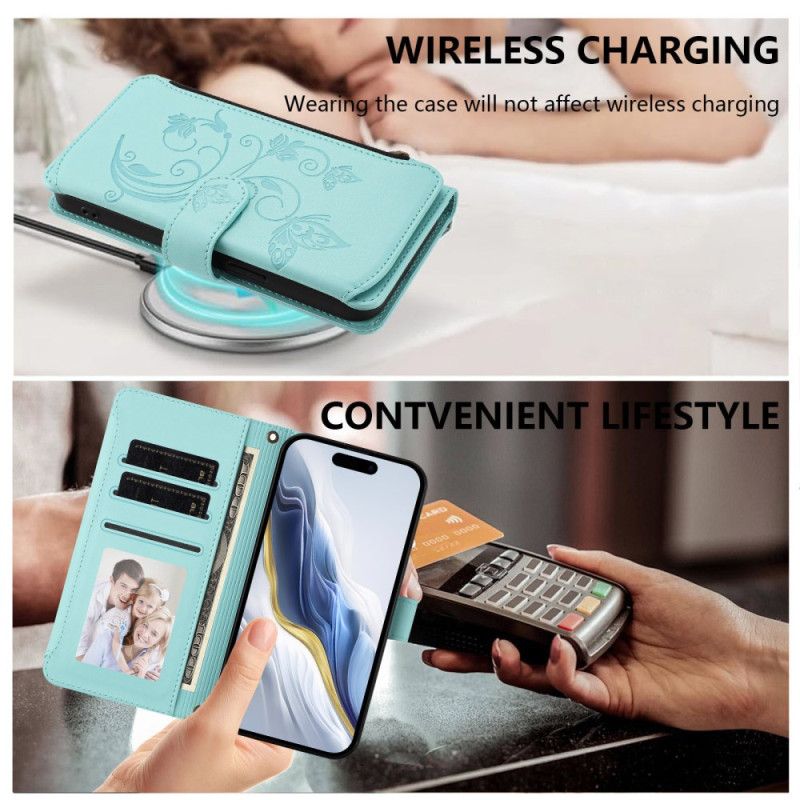 Flip Cover Xiaomi Redmi Note 15 Pro Plus 5g Blomsterpung