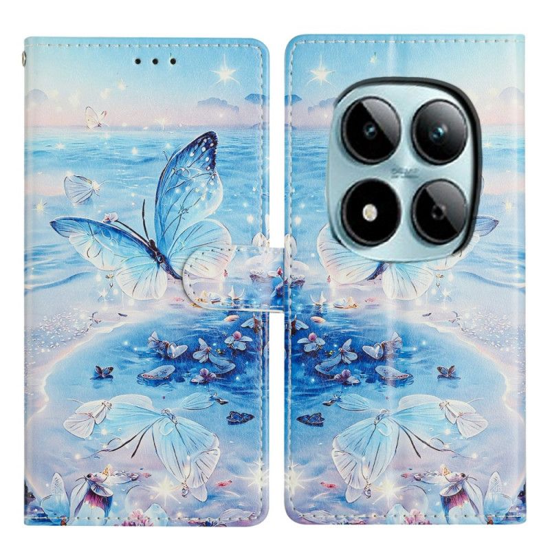 Flip Cover Xiaomi Redmi Note 15 Pro Plus 5g Havsommerfugl