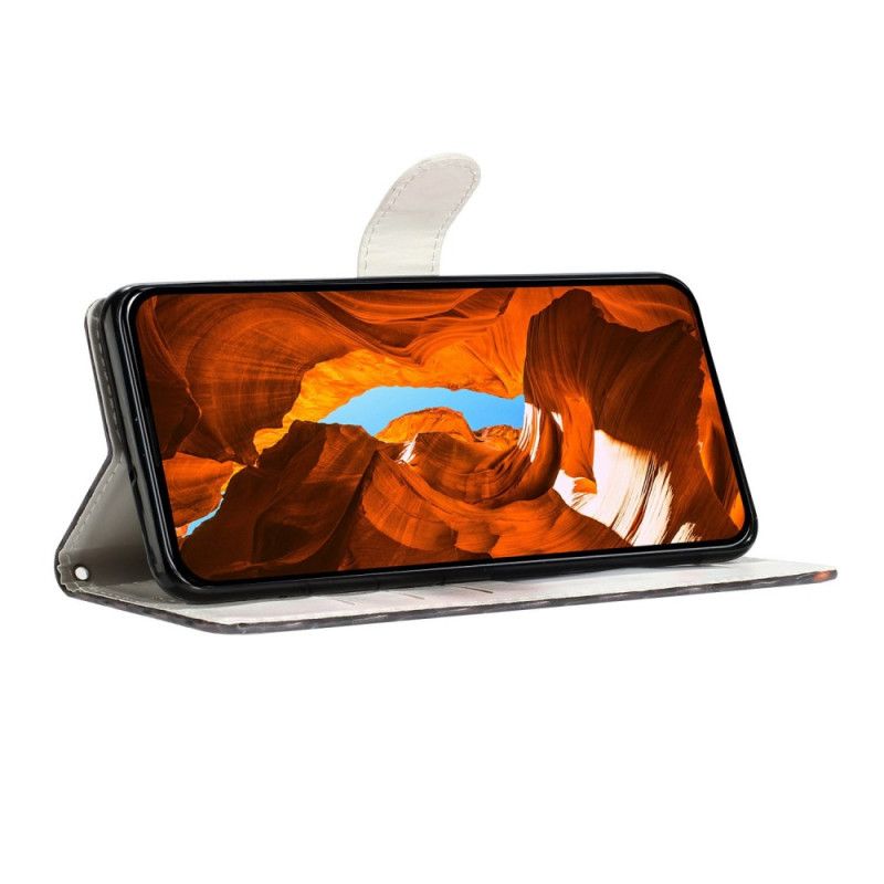 Flip Cover Xiaomi Redmi Note 15 Pro Plus 5g Lyserød Og Grøn Marmor