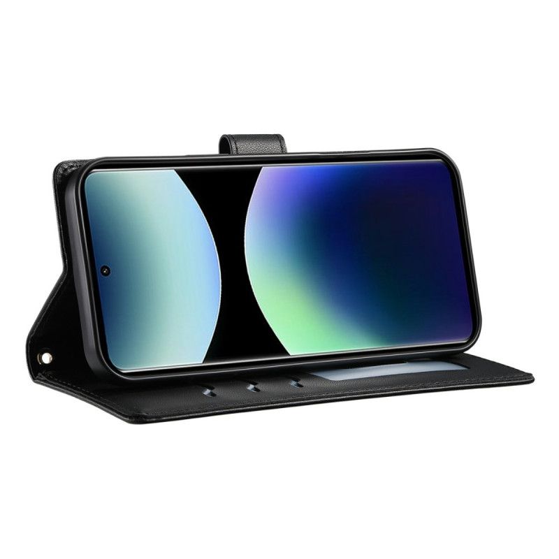 Flip Cover Xiaomi Redmi Note 15 Pro Plus 5g Quiltet Med Stropper