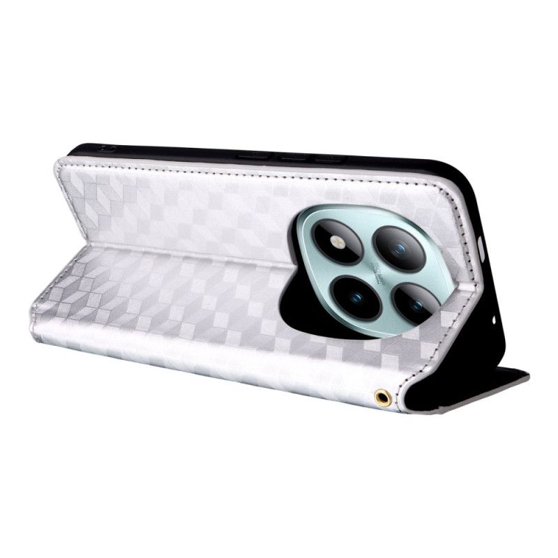 Flip Cover Xiaomi Redmi Note 15 Pro Plus 5g Skinnende Diamanter