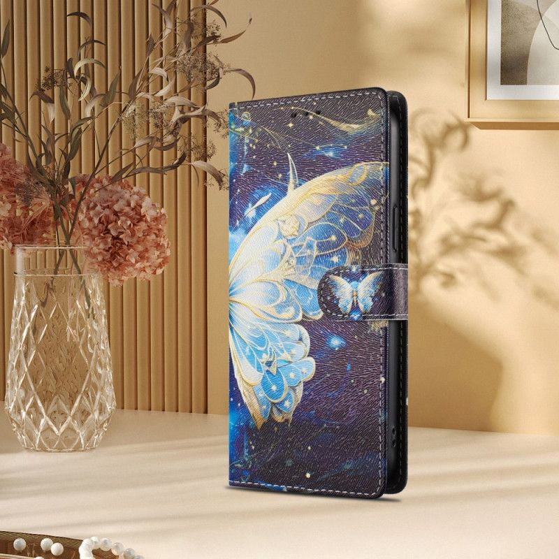 Flip Cover Xiaomi Redmi Note 15 Pro Plus 5g Stor Sommerfugl