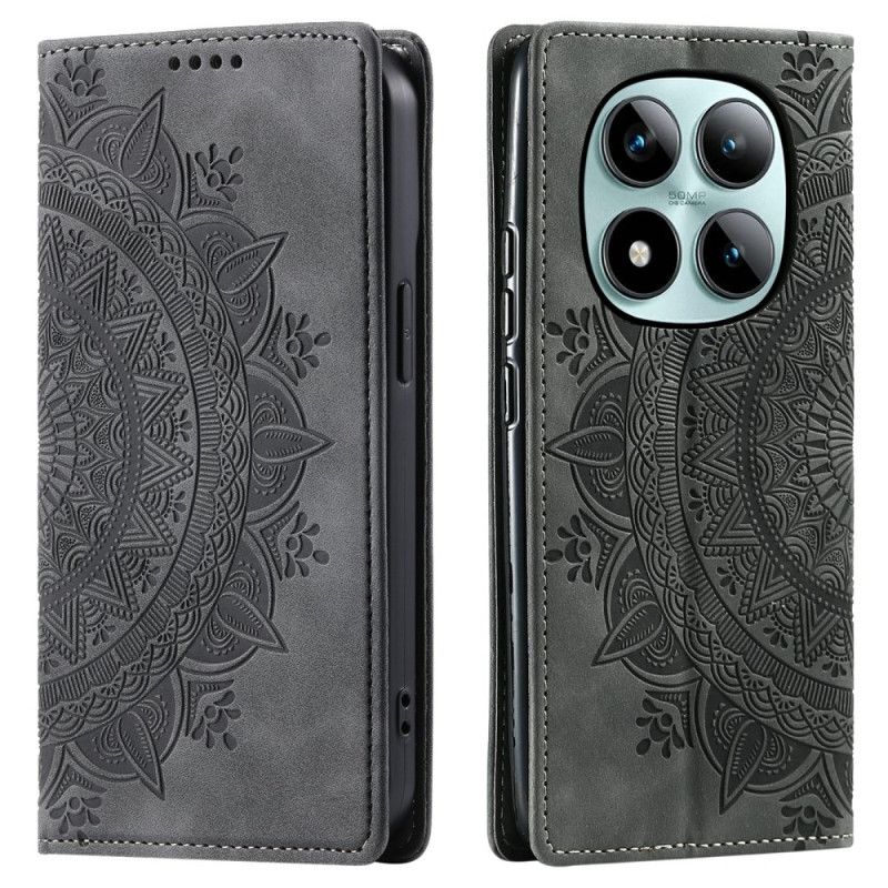 Læder Cover Xiaomi Redmi Note 15 Pro Plus 5g Telefon Etui Mandala-ruskindseffekt