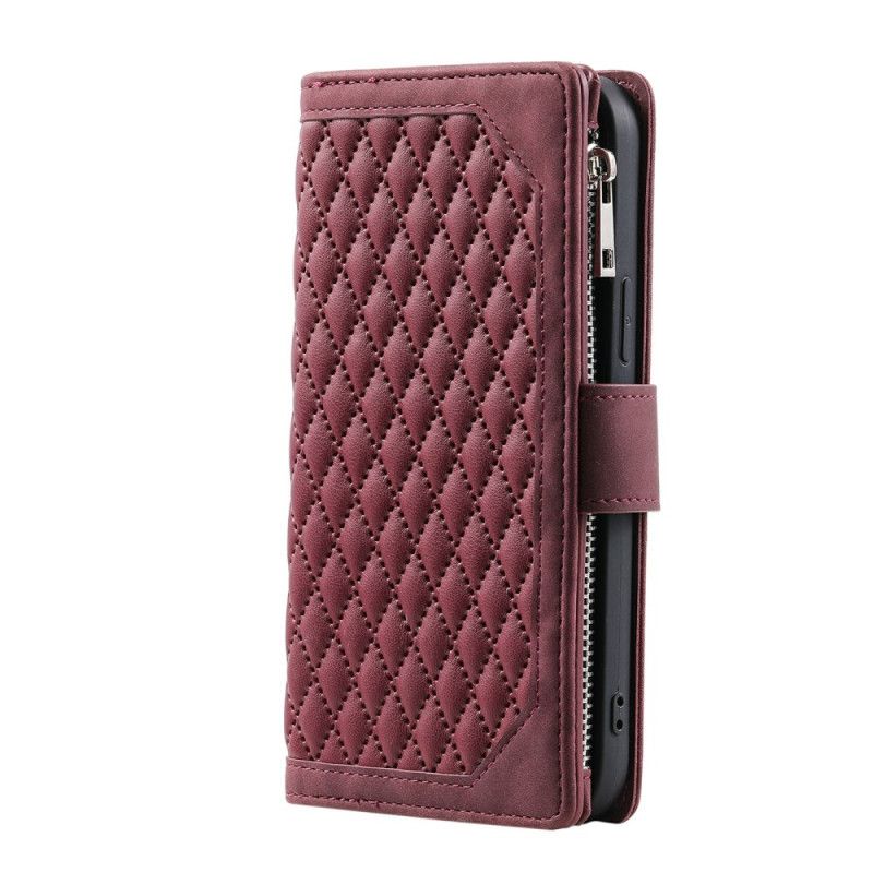 Læder Cover Xiaomi Redmi Note 15 Pro Plus 5g Telefon Etui Quiltet Design