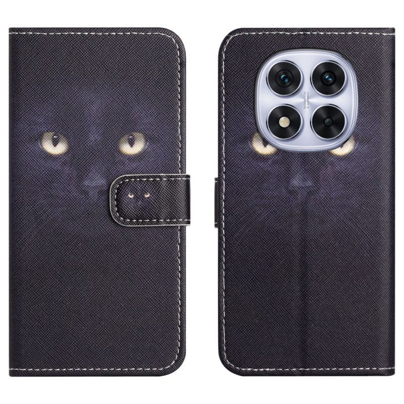 Lederhüllen Xiaomi Redmi Note 15 Pro Plus 5g Handyhülle Schwarze Katze