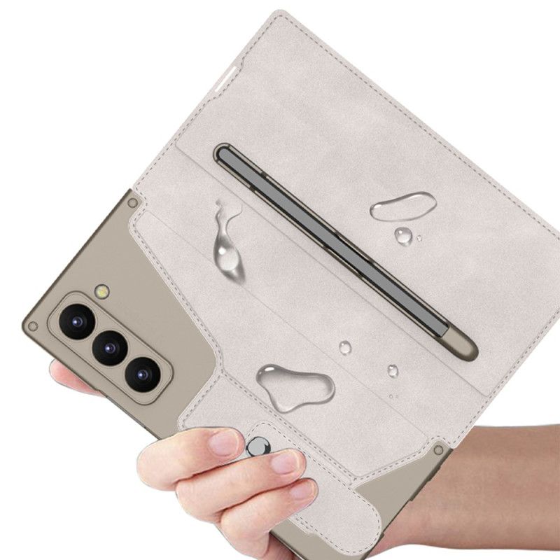 Case Samsung Galaxy Z Fold 7 Telefon Etui Stativ Og Stylusholder