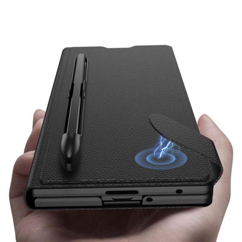 Cover Samsung Galaxy Z Fold 7 Gkk Skærmbeskytter Og Stylusholder