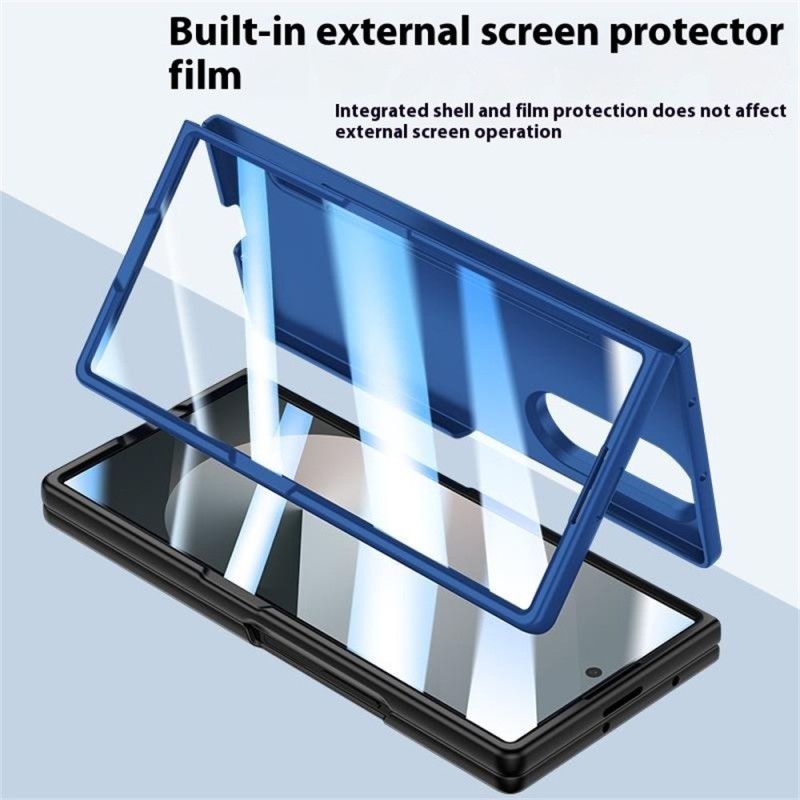 Cover Samsung Galaxy Z Fold 7 Hærdet Glasbeskyttelse Og Stylusholder