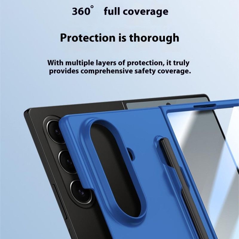 Cover Samsung Galaxy Z Fold 7 Hærdet Glasbeskyttelse Og Stylusholder