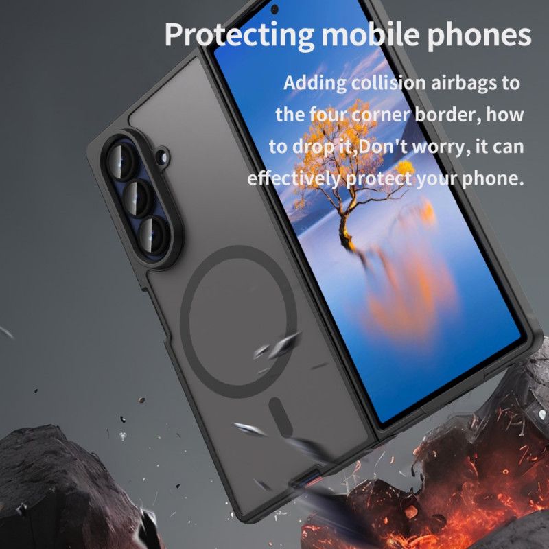 Cover Samsung Galaxy Z Fold 7 Kompatibel Med Tonet Magsafe