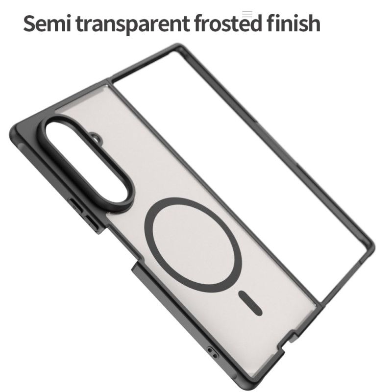 Cover Samsung Galaxy Z Fold 7 Kompatibel Med Tonet Magsafe
