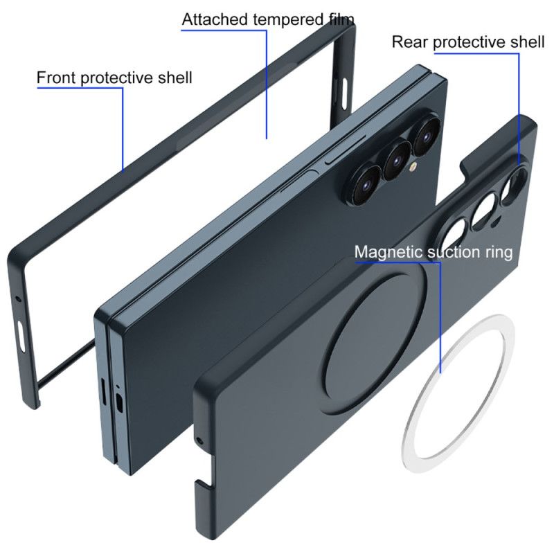 Cover Samsung Galaxy Z Fold 7 Magnetisk Med Hærdet Glasskærmbeskytter