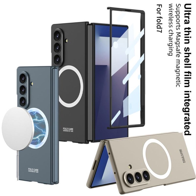 Cover Samsung Galaxy Z Fold 7 Magnetisk Med Hærdet Glasskærmbeskytter