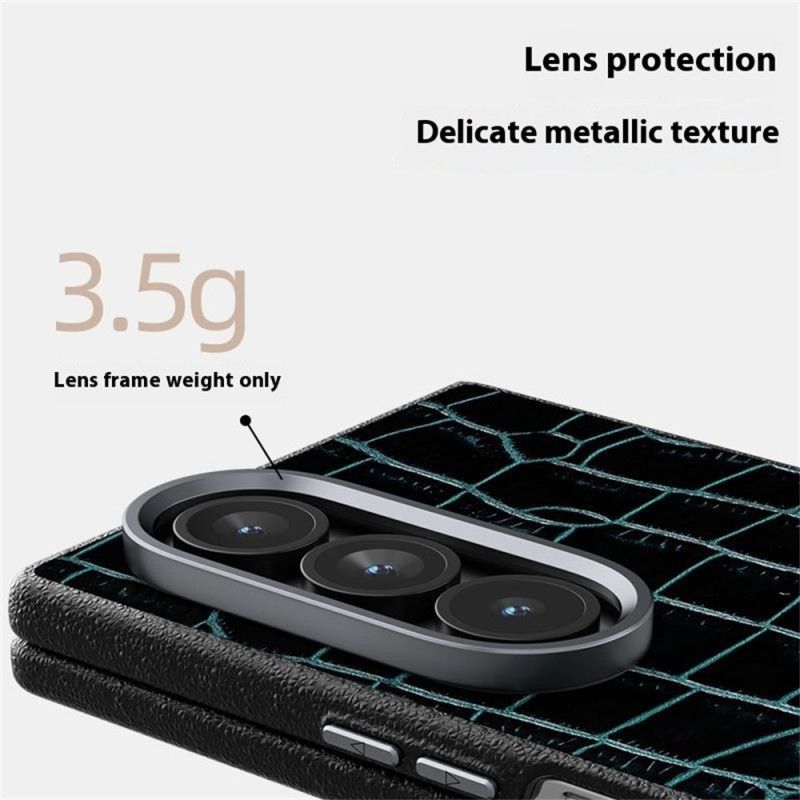 Cover Samsung Galaxy Z Fold 7 Magsafe-kompatibel Krokodillemodel Abeel