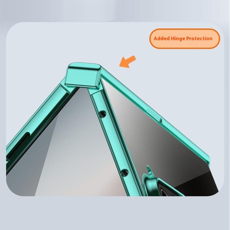 Cover Samsung Galaxy Z Fold 7 Metaleffekt Hængseldesign