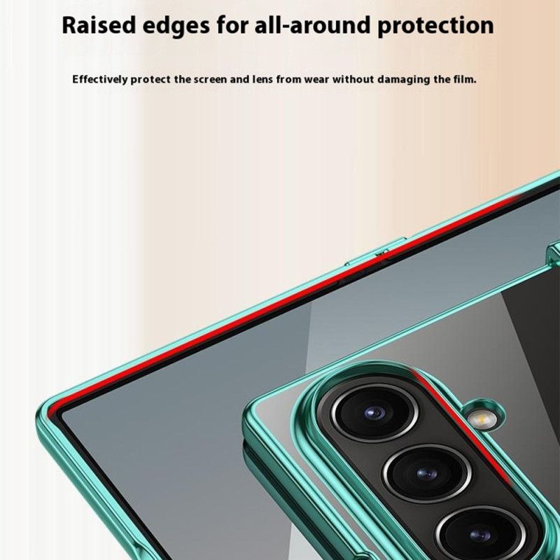 Cover Samsung Galaxy Z Fold 7 Metaleffekt Hængseldesign