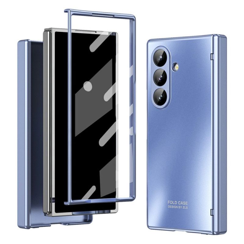 Cover Samsung Galaxy Z Fold 7 Metallisk Effekt Med Skærmbeskytter