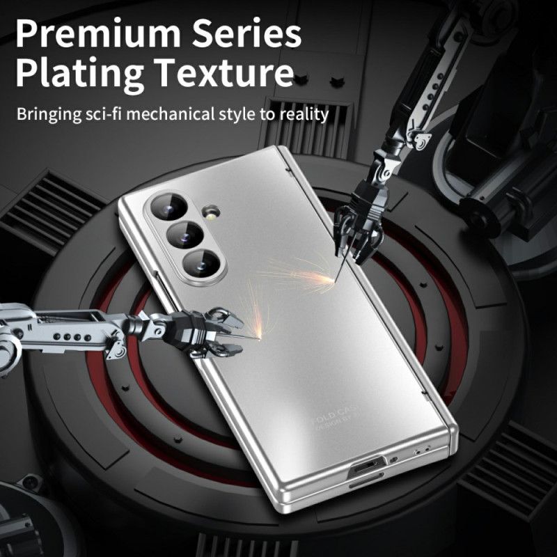 Cover Samsung Galaxy Z Fold 7 Metallisk Effekt Med Skærmbeskytter