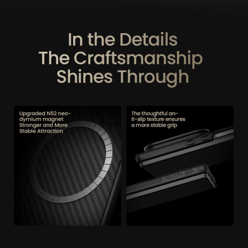 Cover Samsung Galaxy Z Fold 7 Telefon Etui Carboprop-serien Med Stativ