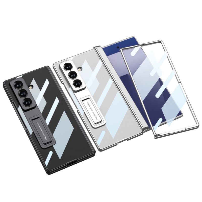 Cover Samsung Galaxy Z Fold 7 Telefon Etui Hængselbeskyttelse Og Indbygget Stativ