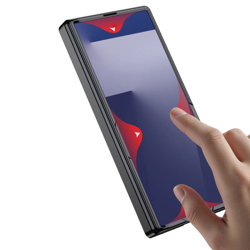 Cover Samsung Galaxy Z Fold 7 Telefon Etui Hængselbeskyttelse Og Indbygget Stativ
