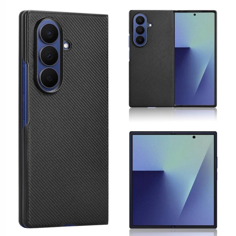Cover Samsung Galaxy Z Fold 7 Telefon Etui Klassisk Lædereffekt