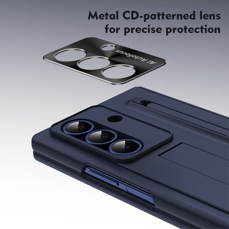 Cover Samsung Galaxy Z Fold 7 Telefon Etui Klassisk Stativ Og Stylus