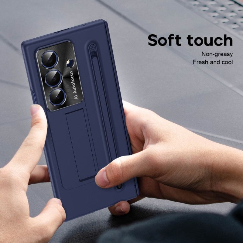 Cover Samsung Galaxy Z Fold 7 Telefon Etui Klassisk Stativ Og Stylus