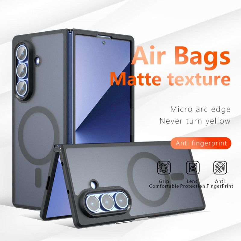 Cover Samsung Galaxy Z Fold 7 Telefon Etui Magsafe Kompatibel Frosted