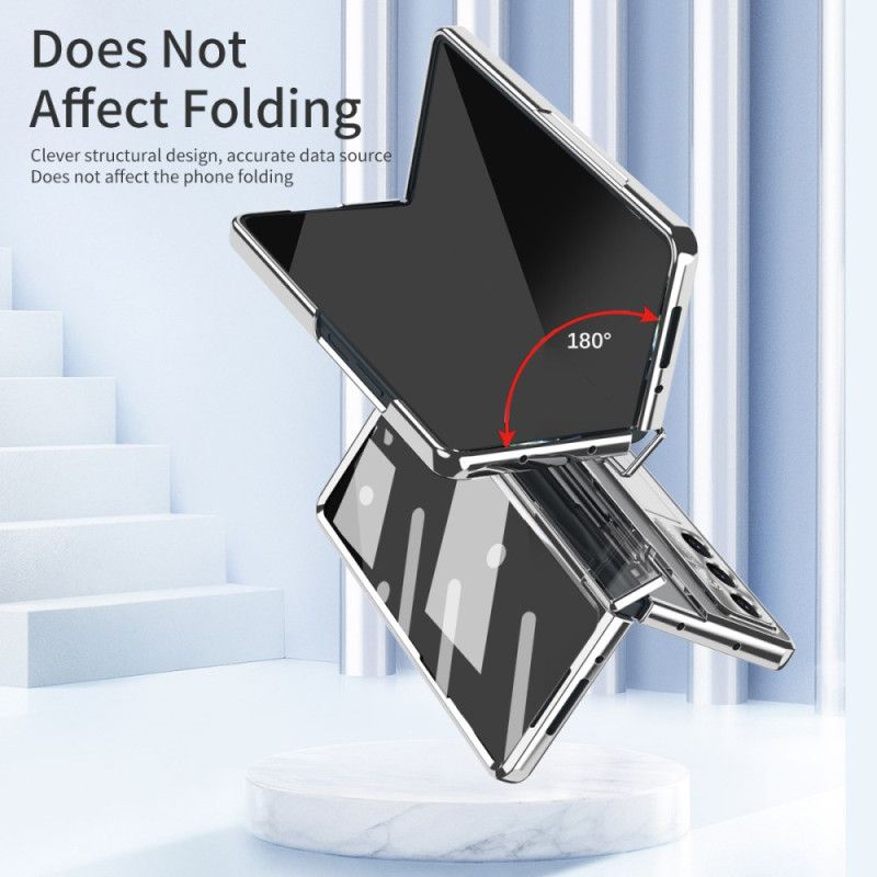 Cover Samsung Galaxy Z Fold 7 Telefon Etui Magsafe-kompatibel Med Stativ Og Skærmbeskytter