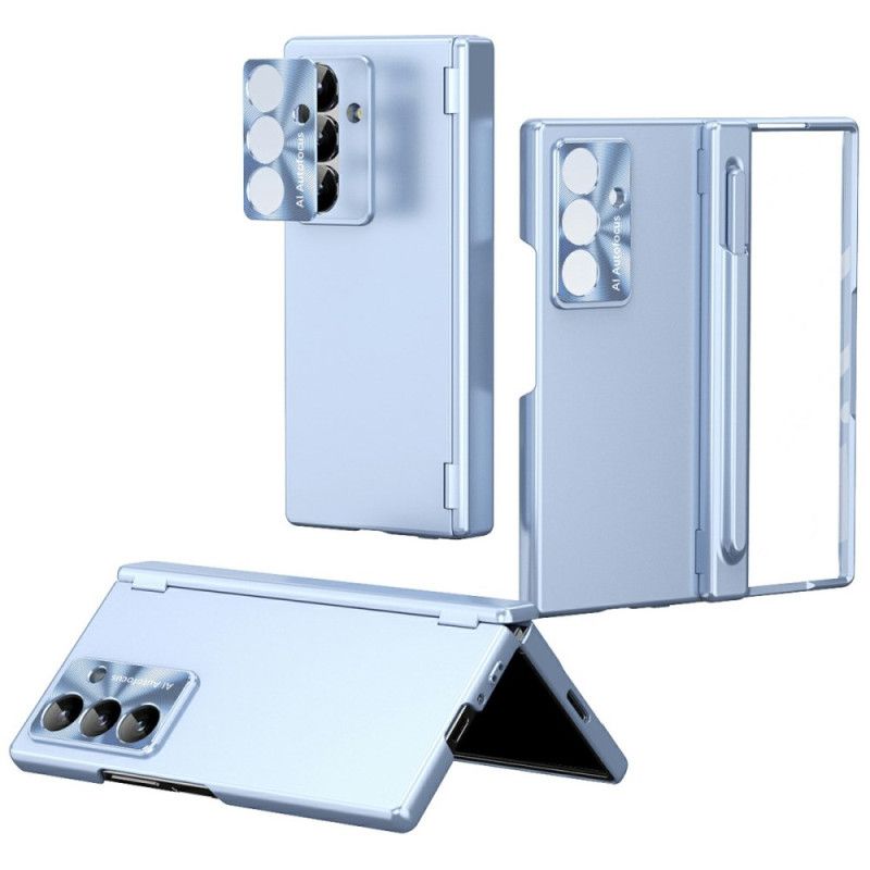 Cover Samsung Galaxy Z Fold 7 Telefon Etui Skærmbeskytter I Hærdet Glas Og Stylusholder