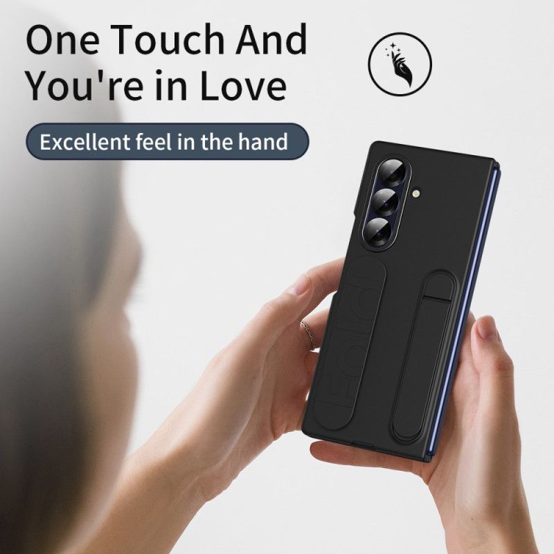 Cover Samsung Galaxy Z Fold 7 Telefon Etui Stander Og Håndledsrem