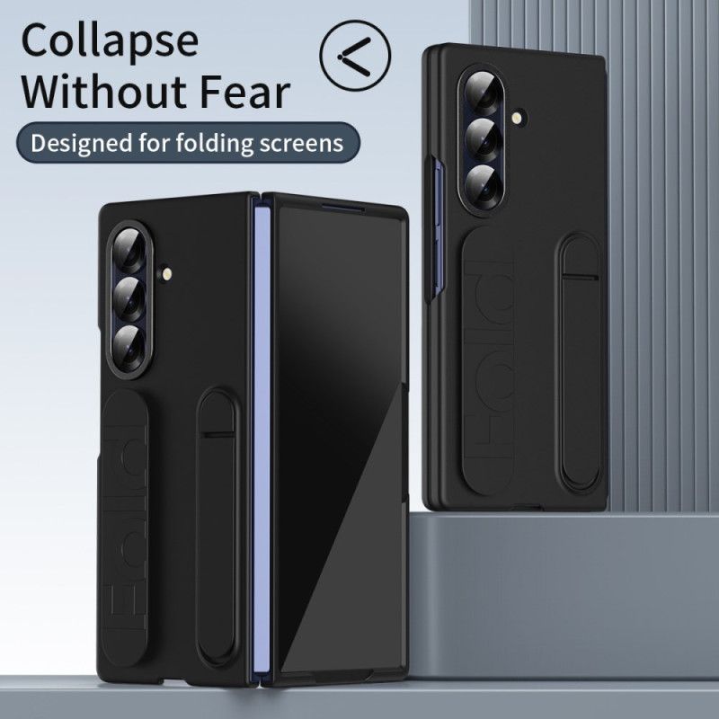 Cover Samsung Galaxy Z Fold 7 Telefon Etui Stander Og Håndledsrem