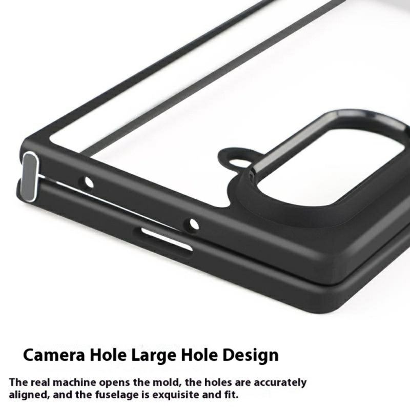 Cover Samsung Galaxy Z Fold 7 Telefon Etui Stødsikker Med Gennemsigtighed Tilbage