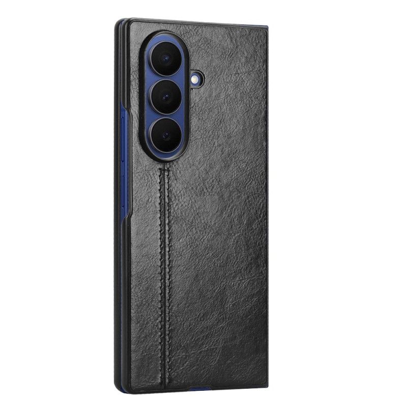Cover Til Samsung Galaxy Z Fold 7 Couture Med Lædereffekt