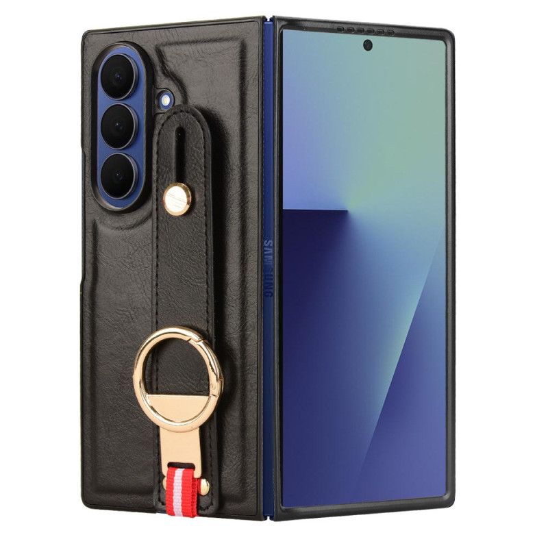 Cover Til Samsung Galaxy Z Fold 7 Håndledsrem Og Stativ