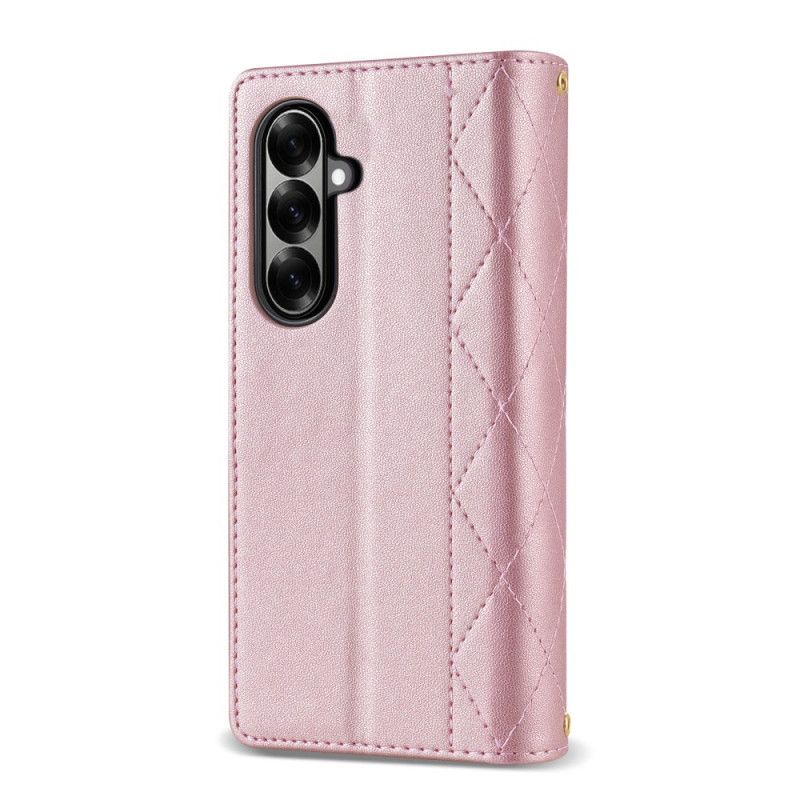 Flip Cover Samsung Galaxy Z Fold 7 Polstret Med Skulderrem Og Snor