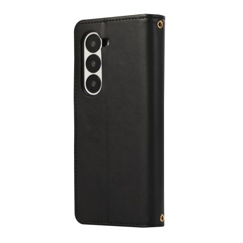 Flip Cover Samsung Galaxy Z Fold 7 Quiltet Med Rem