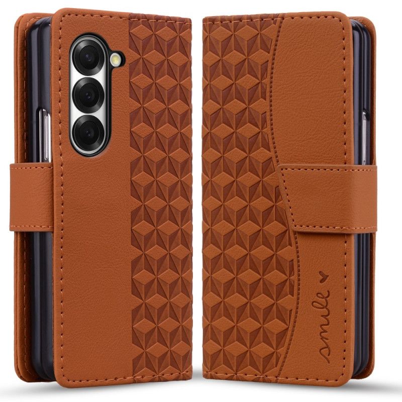 Flip Cover Samsung Galaxy Z Fold 7 Smile Strap