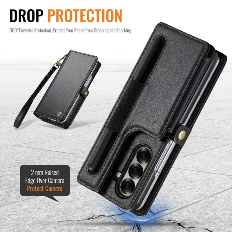 Læder Cover Samsung Galaxy Z Fold 7 Caseme