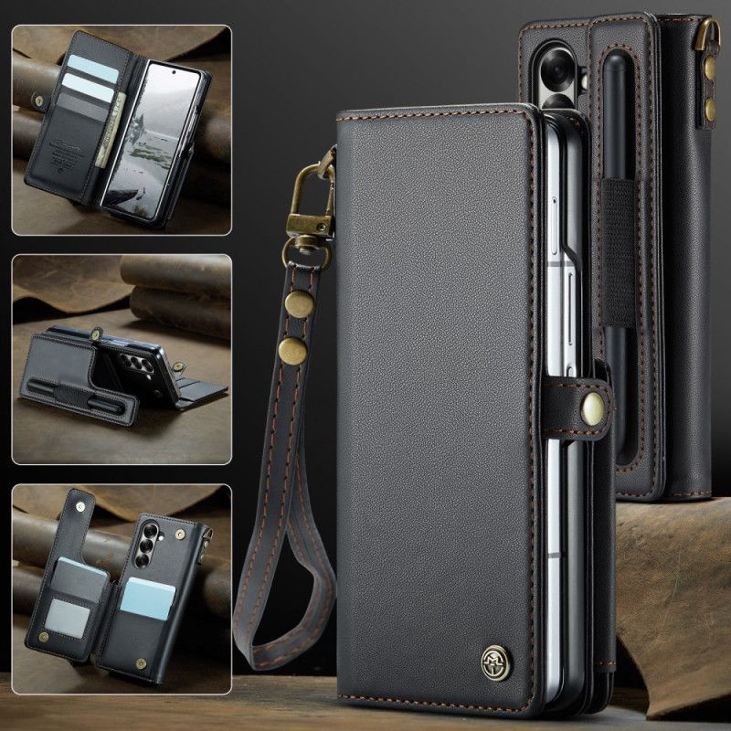 Læder Cover Samsung Galaxy Z Fold 7 Caseme