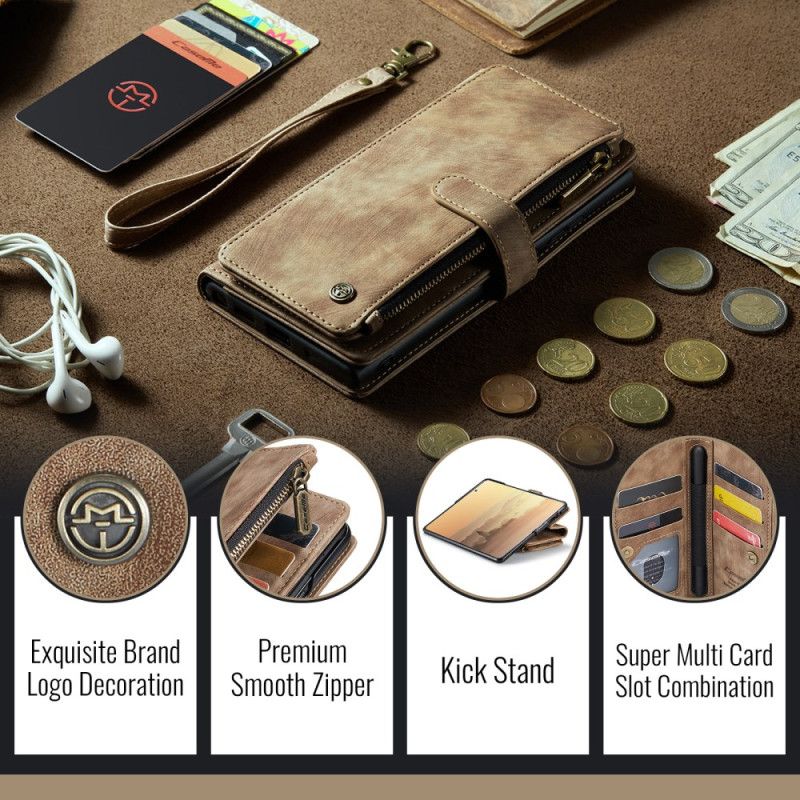 Læder Cover Samsung Galaxy Z Fold 7 Caseme